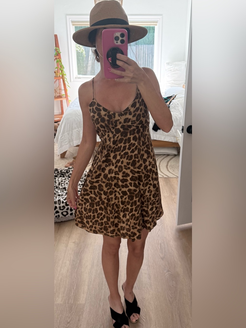 Abound Sundress - Leopard-Print Mini Dress - Size M